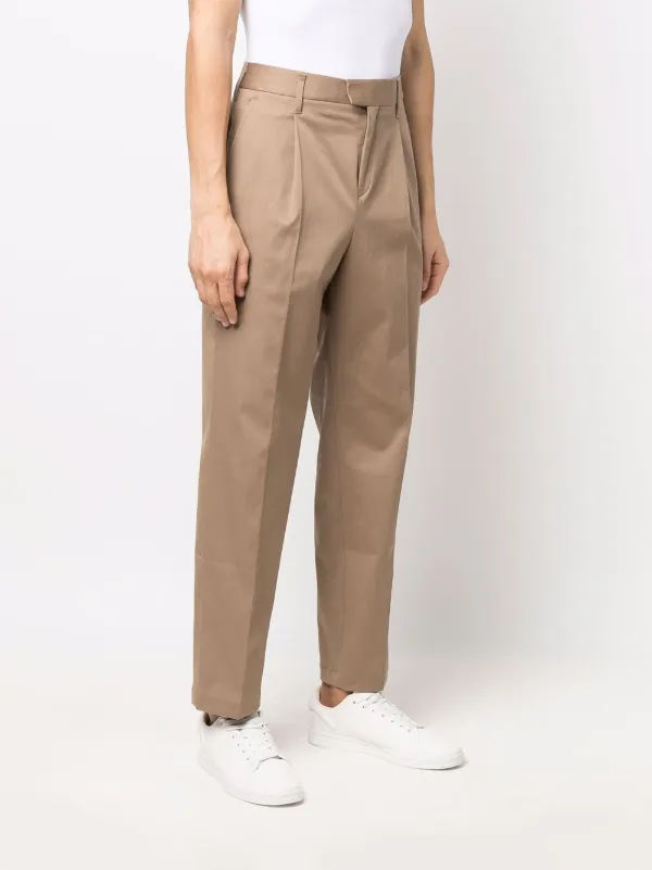 Neil Barrett ストレート テーラードパンツ | ブラウン | FARFETCH JP