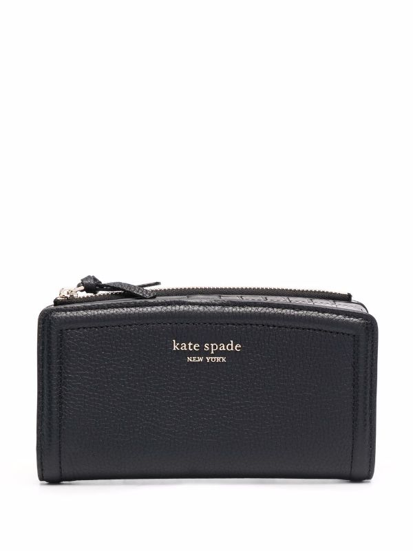 Kate spade discount black leather wallet