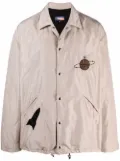 Just Don patch-detail shirt jacket - Neutrals
