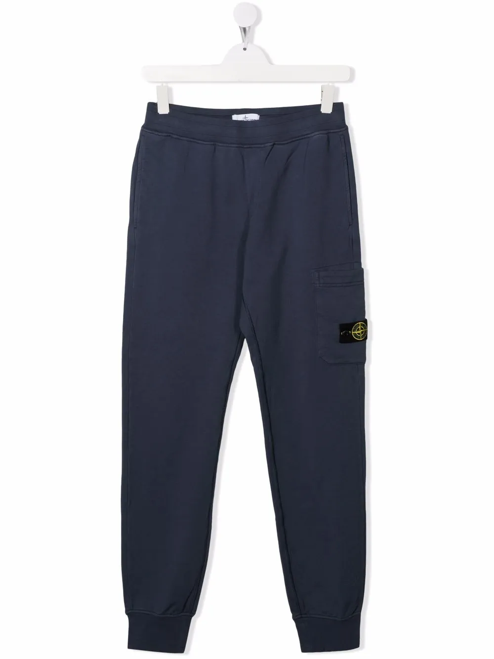 

Stone Island Junior pants con parche del logo - Azul