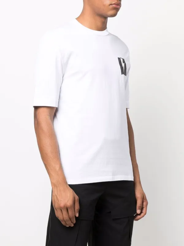 Neil Barrett Flag Bolt Cotton T-shirt 