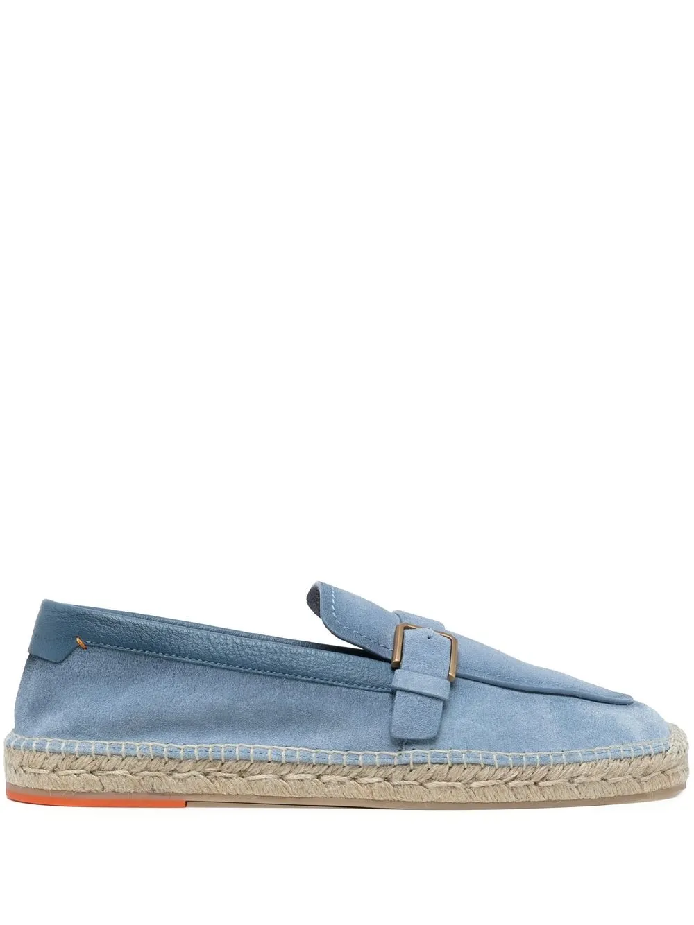 

Santoni alpargatas slip-on con hebilla lateral - Azul