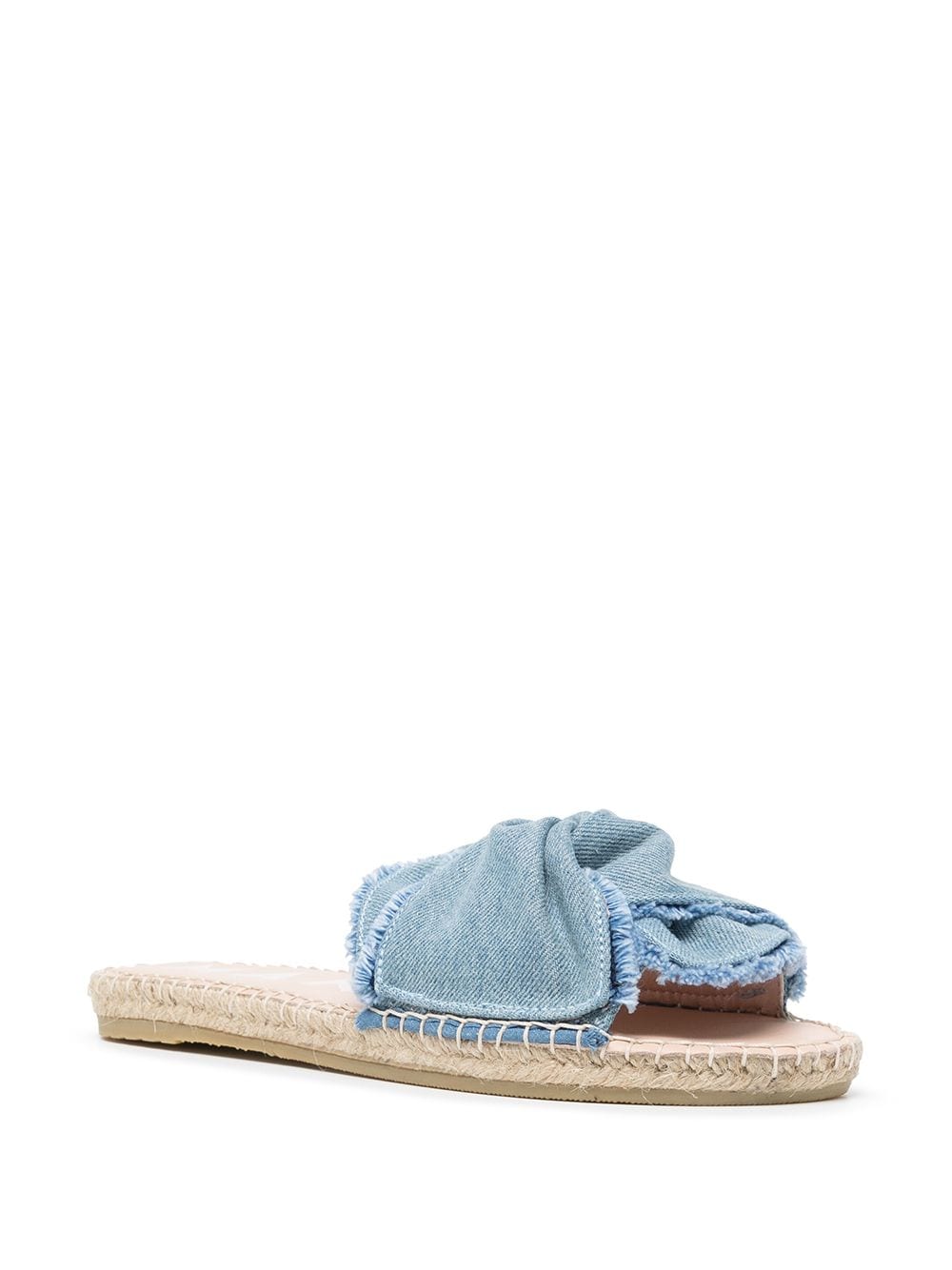 Manebi Sandalen met geknoopt detail - Blauw