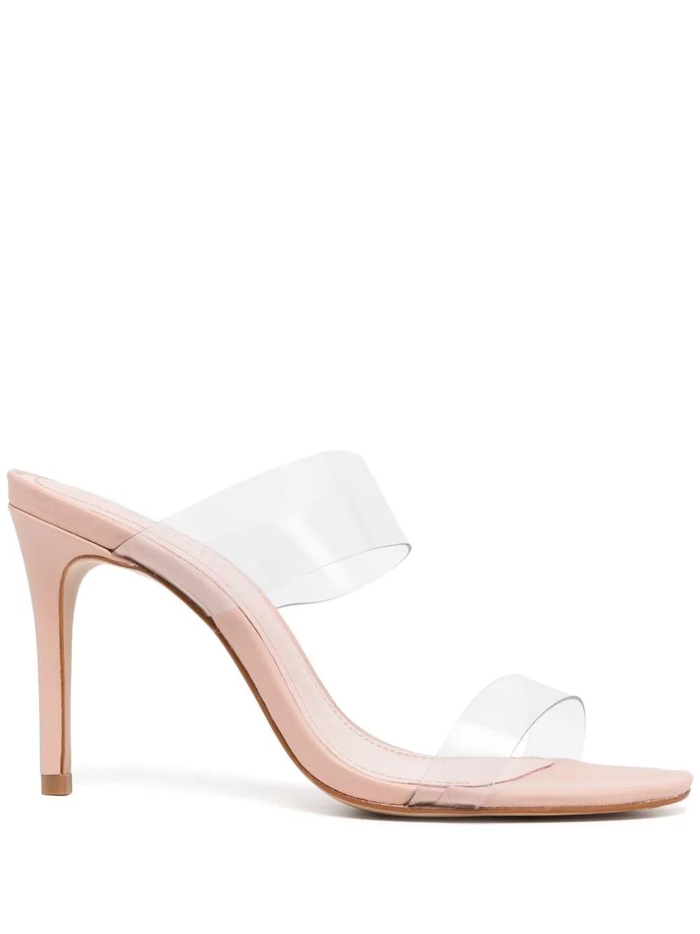 

Schutz transparent double-strap sandals - Pink