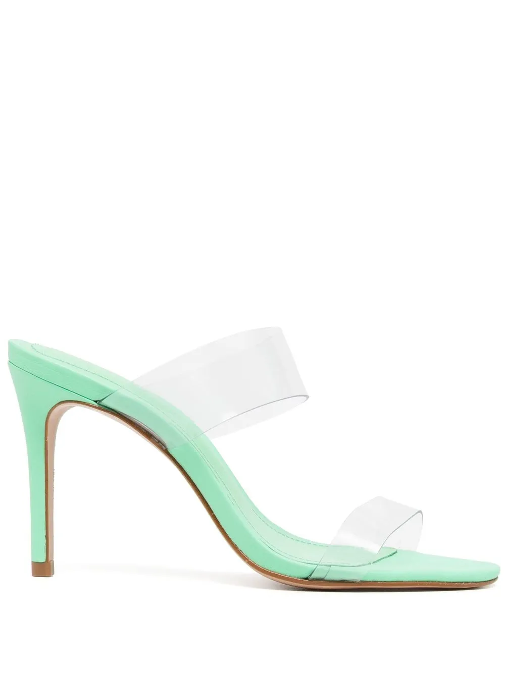 

Schutz double-strap 100mm mules - Green