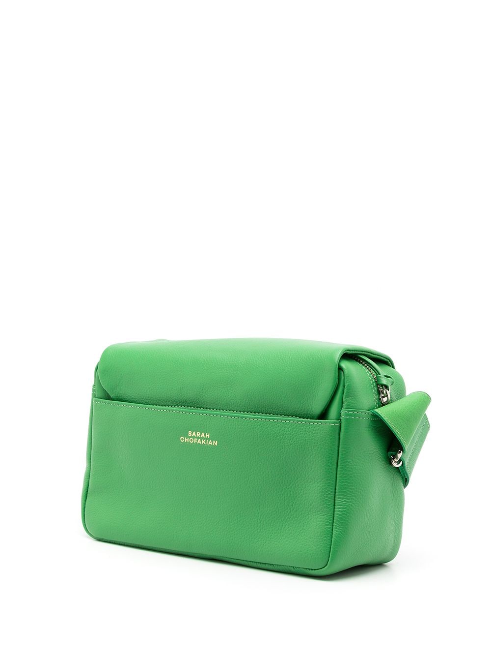 Shop Sarah Chofakian Debby Crossbody Bag In Green