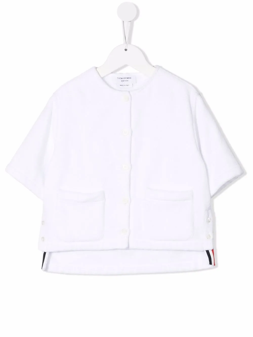 

Thom Browne Kids camisa de manga corta - Blanco