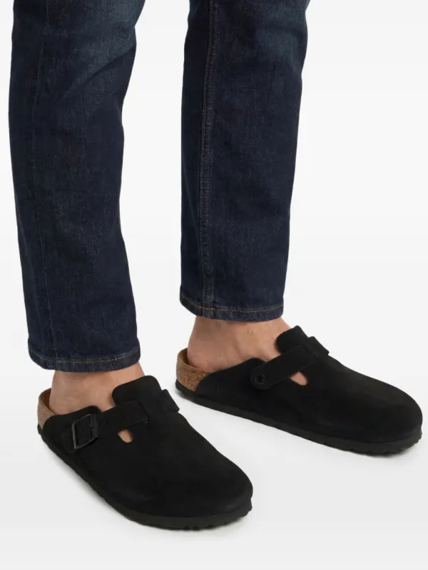 Birkenstock Boston Mules | Black | FARFETCH