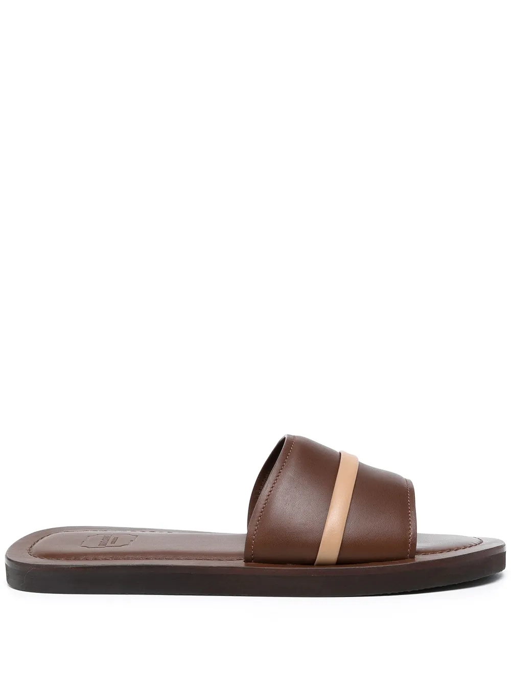 

Malone Souliers open-toe leather sandals - Brown