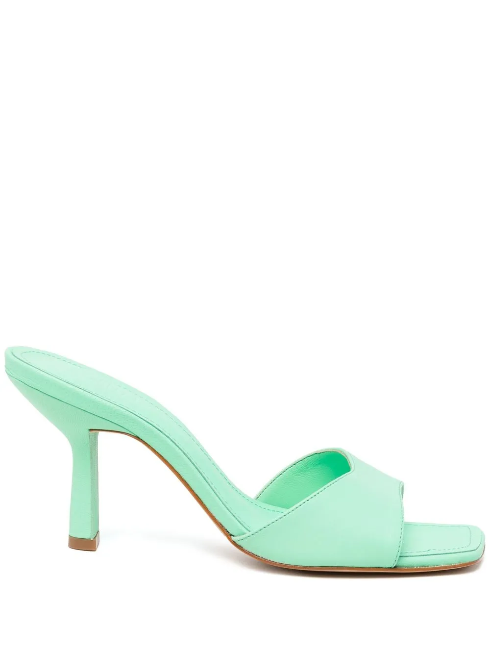 

Schutz Posseni open-toe leather sandals - Green