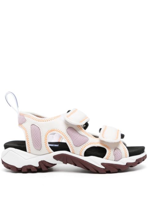 MCQ panelled touch-strap sandals 