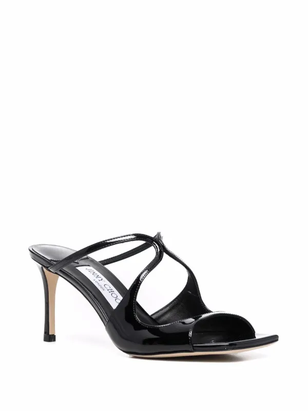 Jimmy Choo 75mm Anise Sandals | Black | FARFETCH