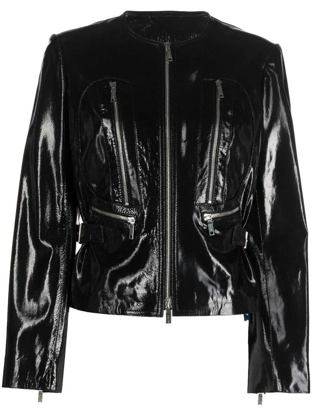 

Céline Pre-Owned chamarra biker con brillante pre-owned - Negro