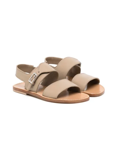 Fendi Kids side-buckle open-toe sandals