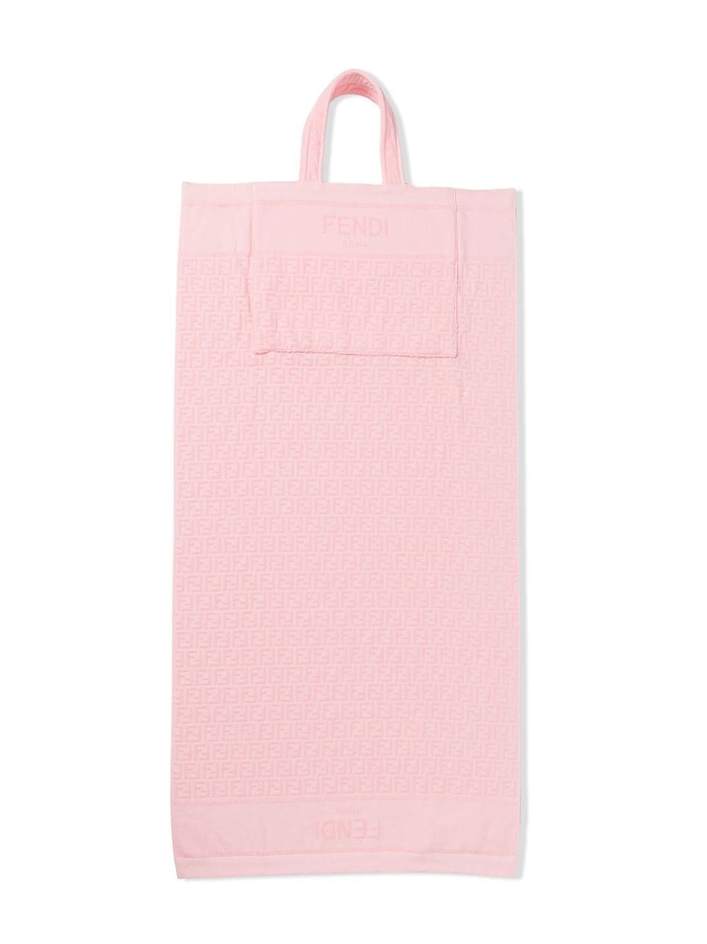 Shop Fendi Monogram-jacquard Shoulder Bag In Pink