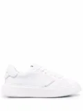 Philippe Model Paris side logo-patch sneakers - White