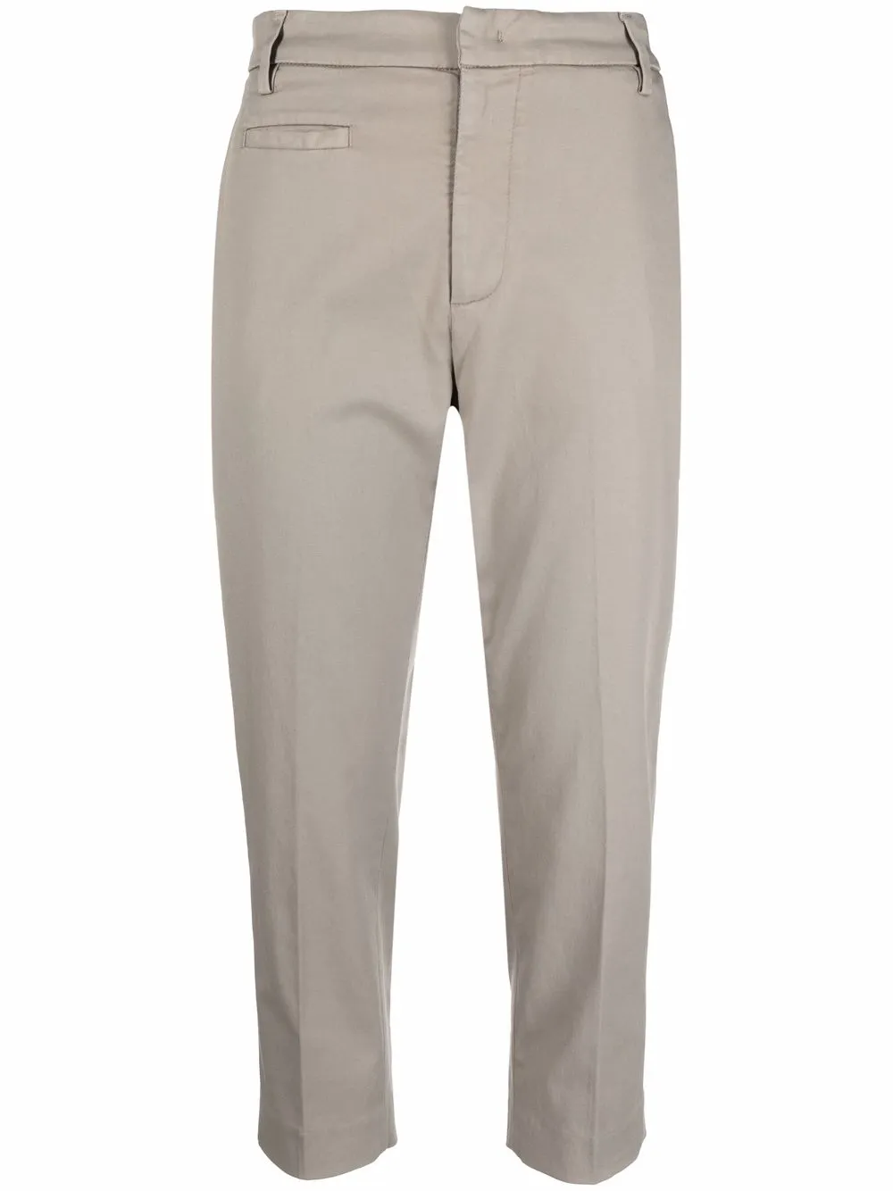 

DONDUP pantalones capri slim - Verde