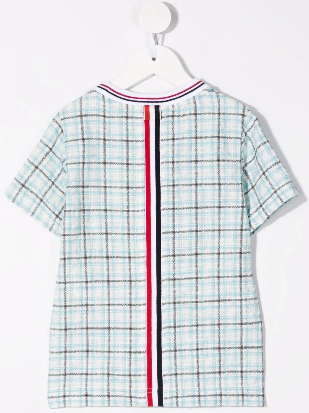 Thom Browne Kids check-pattern T-shirt | Boys T-Shirts | Image 2