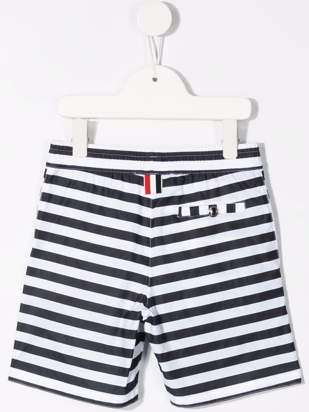 Thom Browne Kids Zwembroek met auto print - Blauw