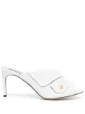 Moschino open-toe leather sandals - White