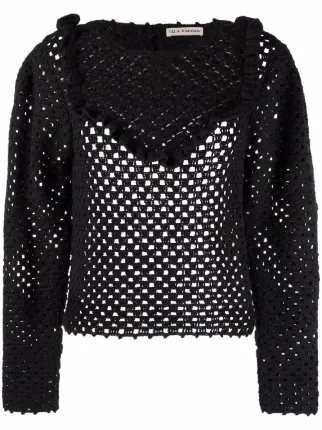 Ulla Johnson Alda Crochet Pullover - Farfetch