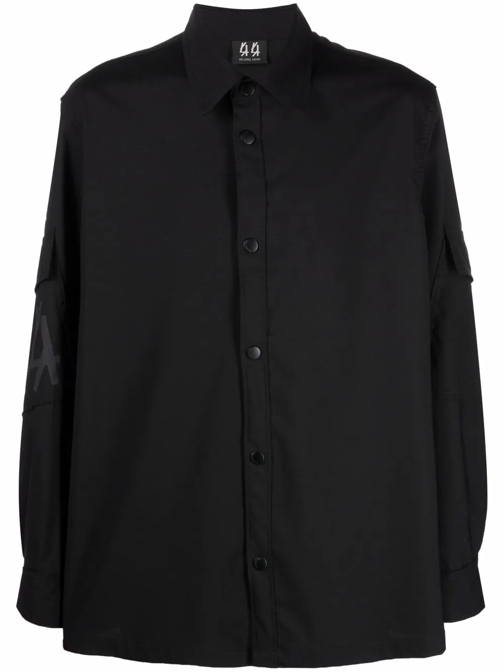 44 label group logo-print long-sleeve shirt