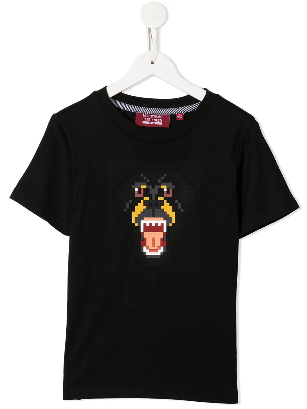 

Mostly Heard Rarely Seen 8-Bit playera con estampado gráfico - Negro
