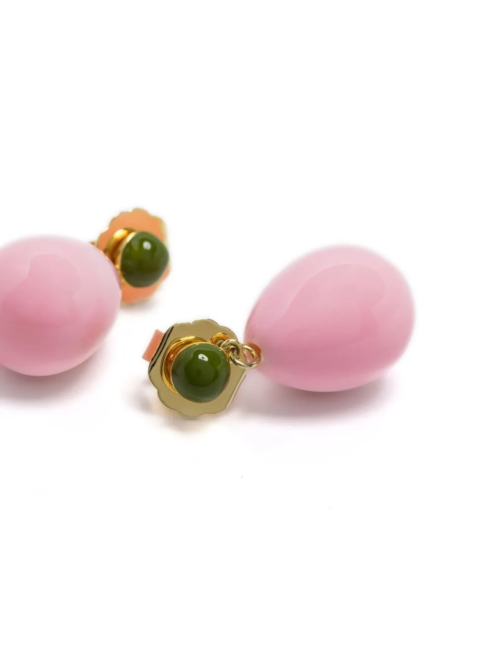 Eshvi Two-tone Drop Earrings In Rosa