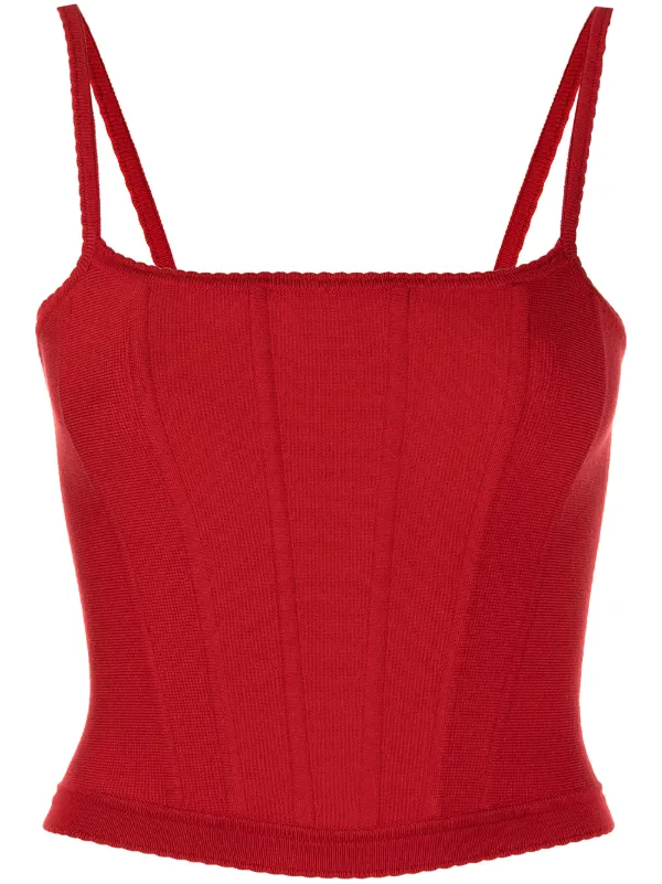 knit corset top