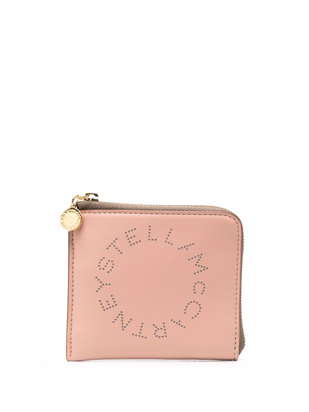 

Stella McCartney cartera compacta Stella Logo - Rosado