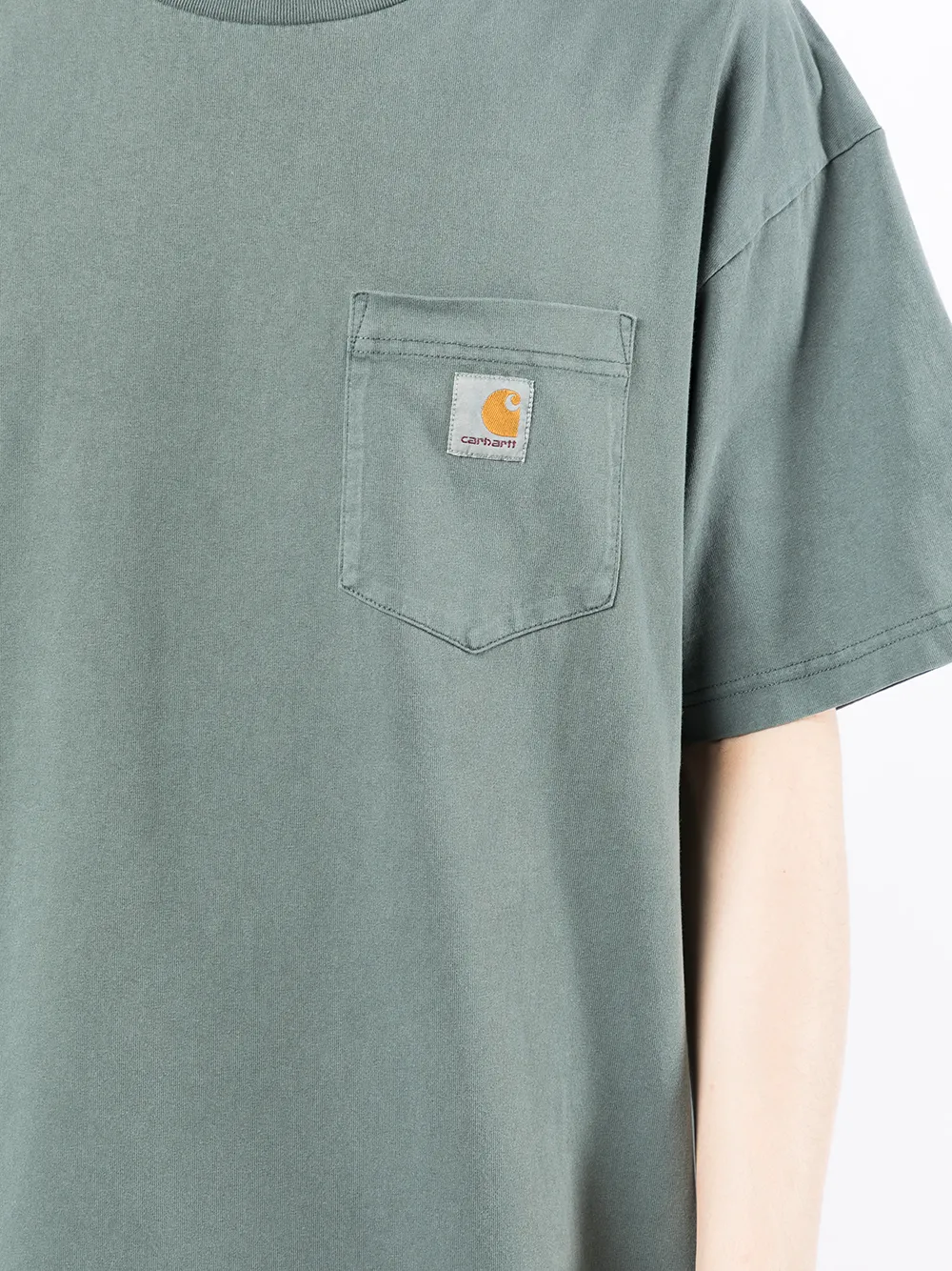 фото Carhartt wip футболка с нашивкой-логотипом