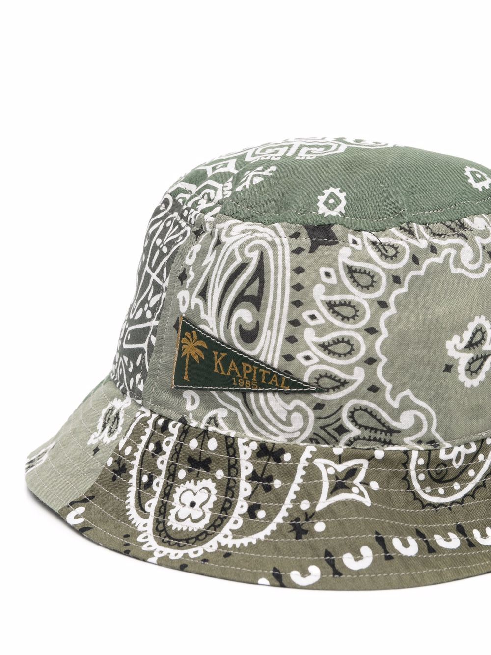 фото Kapital paisley-print bucket hat