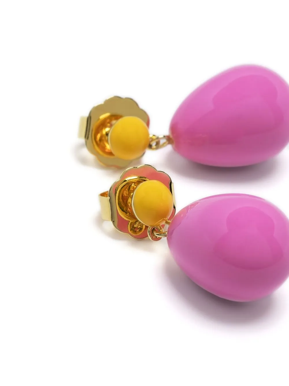 Eshvi Drop-design Earrings In Pink