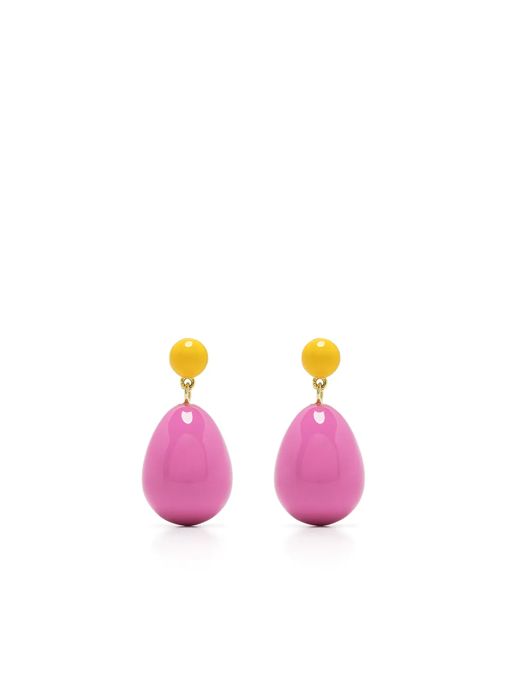 Eshvi Drop-design Earrings In Pink