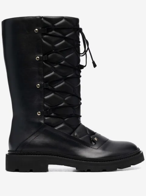 Bally bottines en cuir à lacets