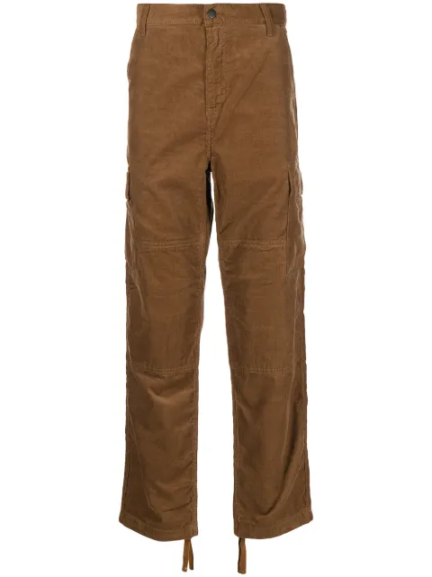 regular-cut cargo trousers