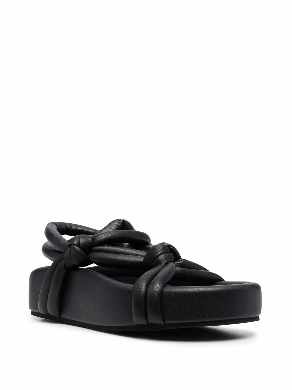 MM6 Maison Margiela Sandalen met plateauzool - Zwart