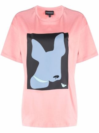 Emporio Armani We Love Dogs Print T-shirt - Farfetch