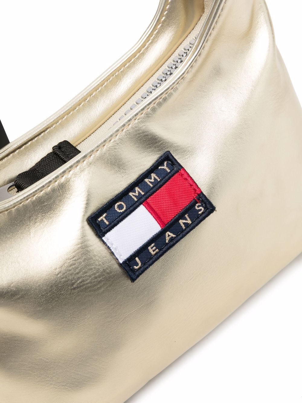 фото Tommy hilfiger сумка на плечо tommy с эффектом металлик