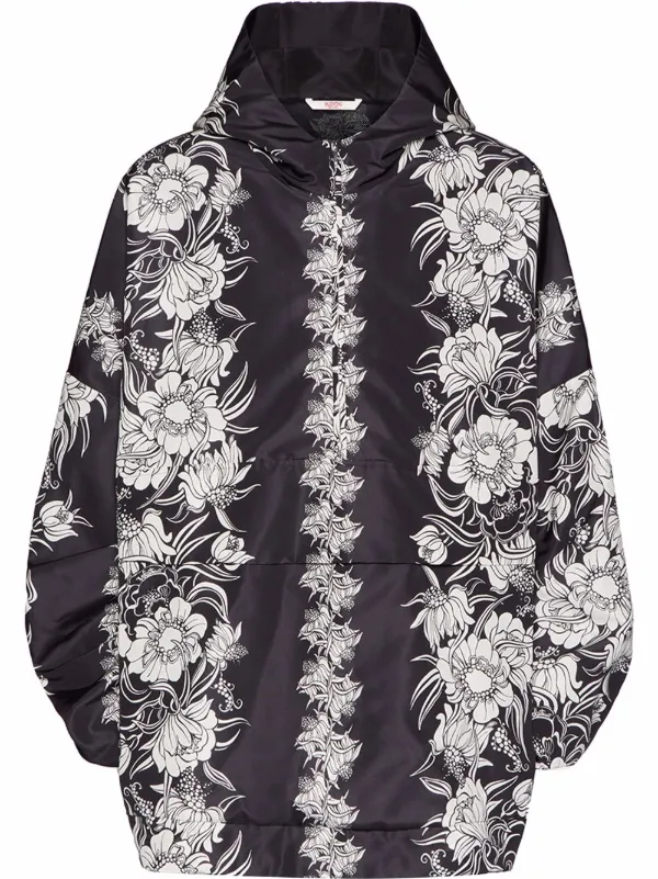 Valentino Garavani ヴァレンティノ グラフィック フーデッド