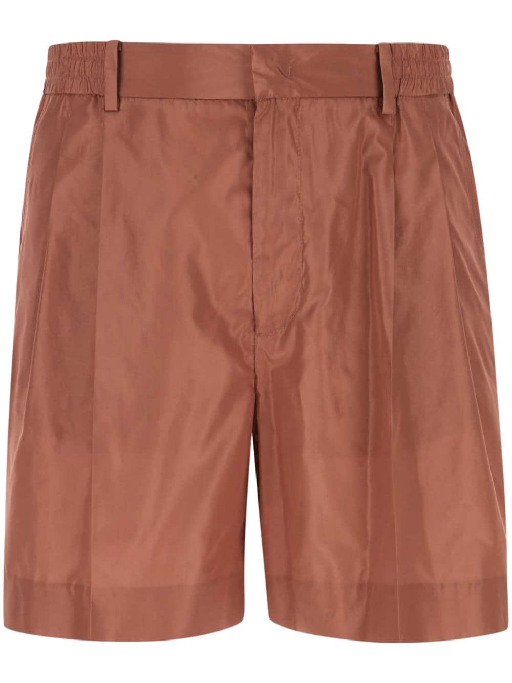 pressed-crease tailored shorts