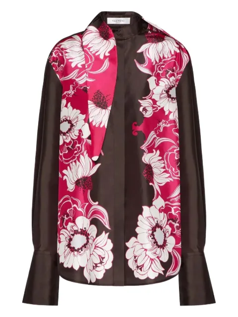 Valentino Garavani floral pattern shirt