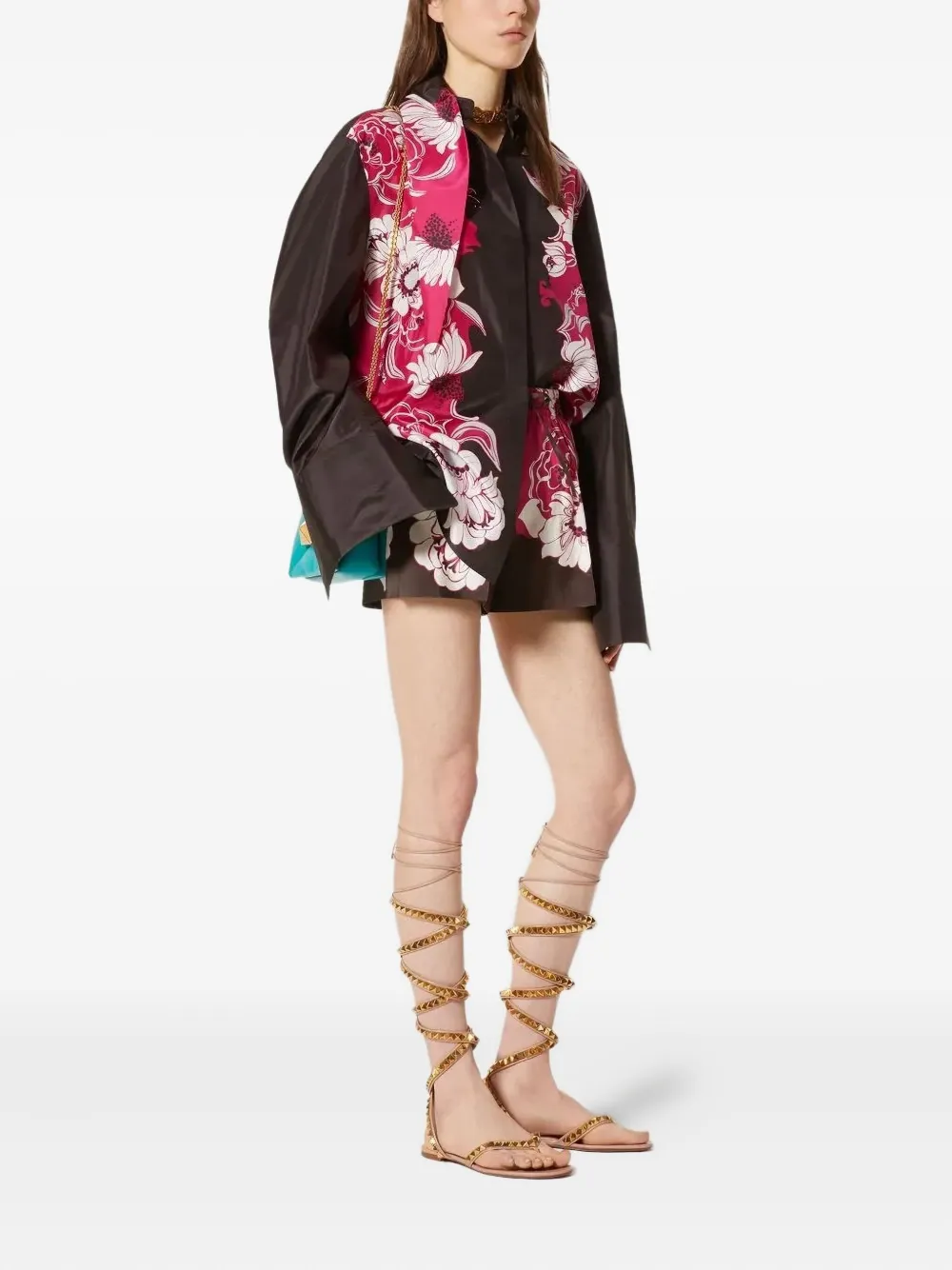 Valentino Garavani Blouse met bloemenprint - Roze