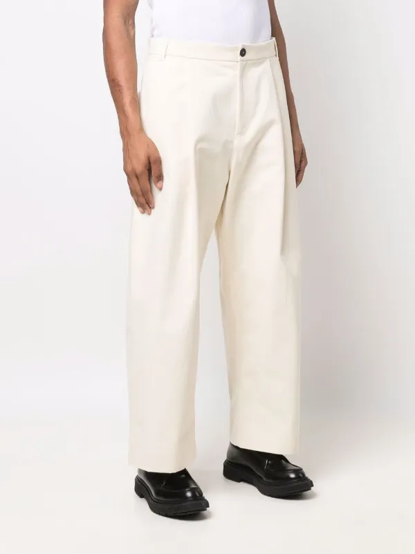 Studio Nicholson Sorte wide-leg Pleated Trousers - Farfetch