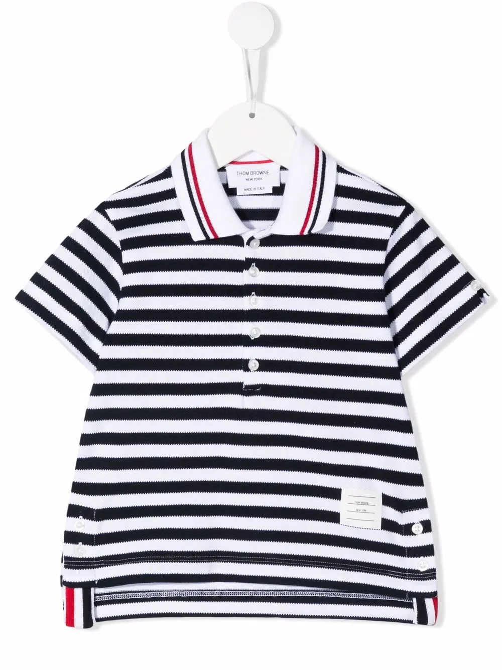 

Thom Browne Kids playera tipo polo Sailor Stripe - Azul