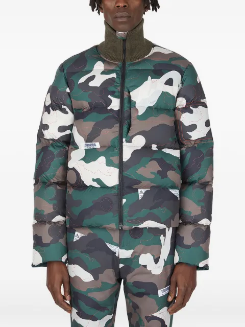 KANGHYUK camouflage quilted puffer jacket