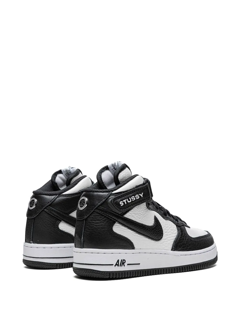 Stussy x Air Force 1 Mid 'Black White' | Black | Men's Size 7