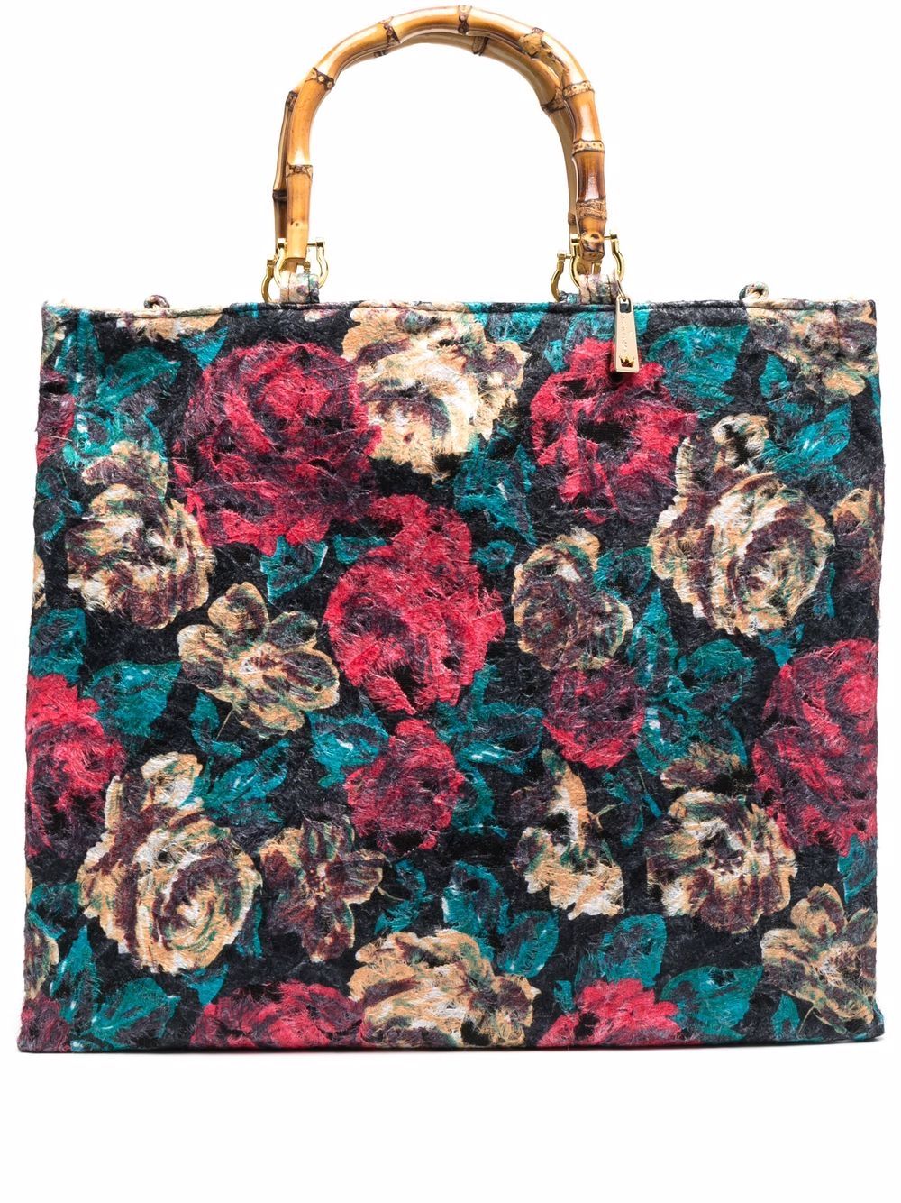 фото La milanesa floral-print tote bag