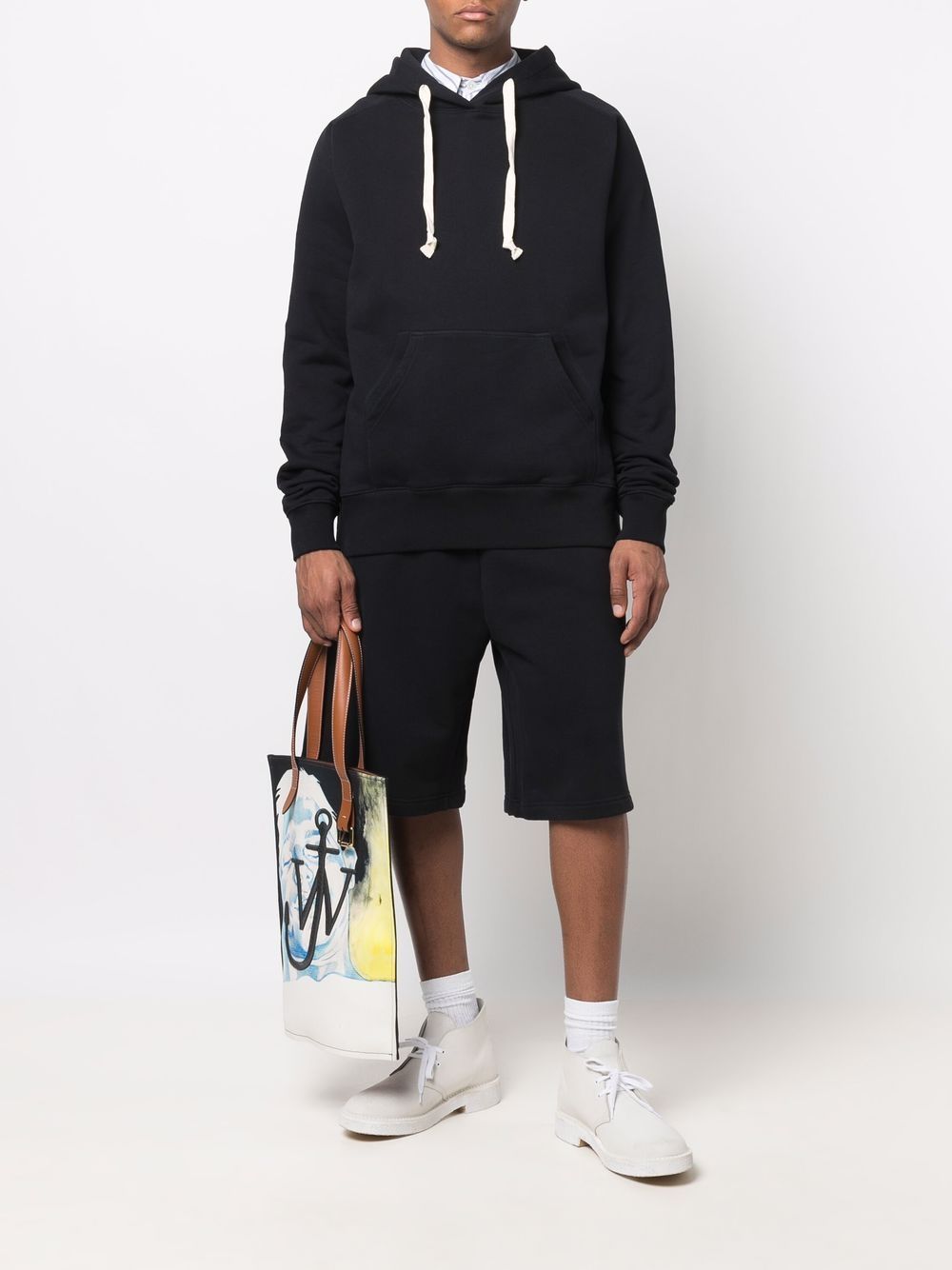 фото Studio nicholson cotton drawstring hoodie