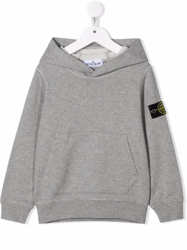grey stone island junior jumper